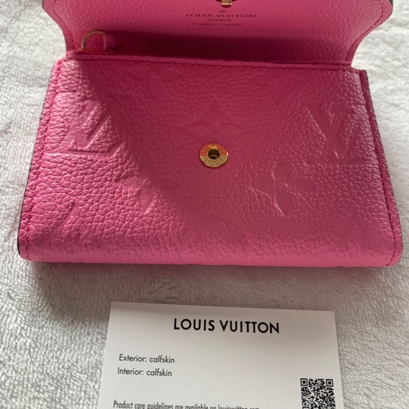 BRAND NEW ROSE LOLLIPOP ROSALIE EMPREINTE COIN PURSE / WALLET - M82485 - Picture 7 of 16